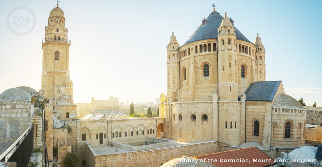 Abbey of Dormition in holy land tour