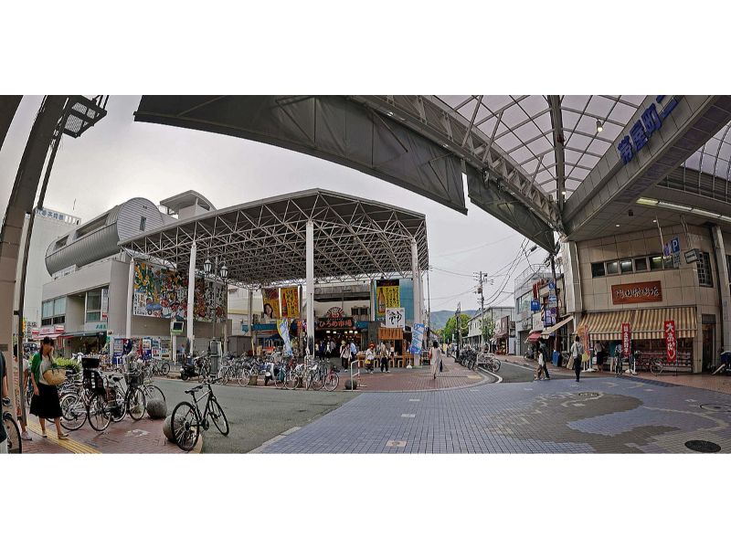 Bicycle section of Hirome Market