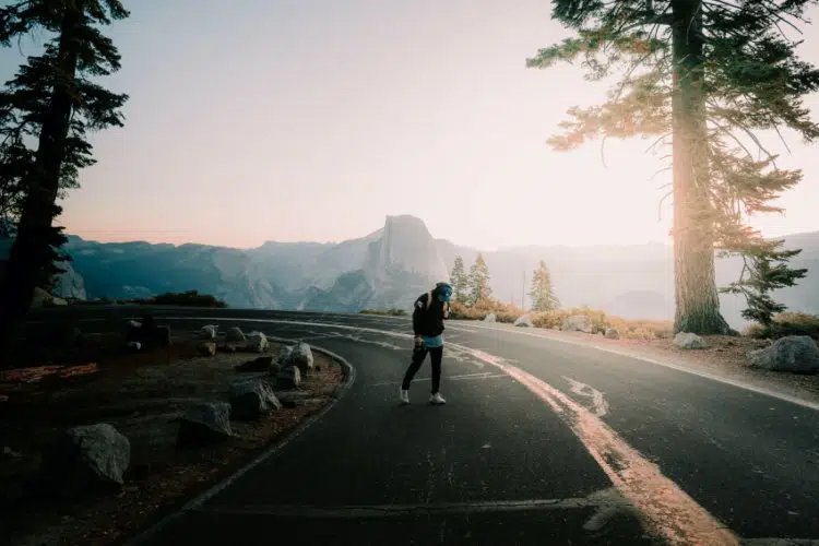 Hiker in Yosemite 