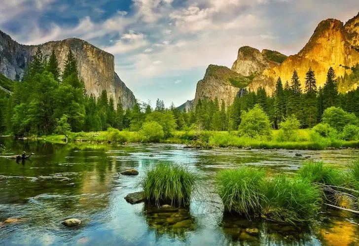 Yosemite Valley in California