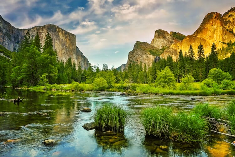 Yosemite Valley in California