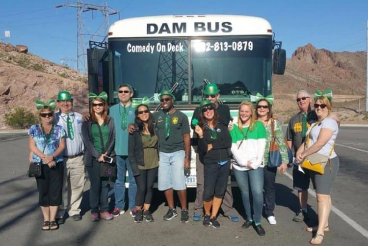 Tourist on Grand Canyon Bus Tour
