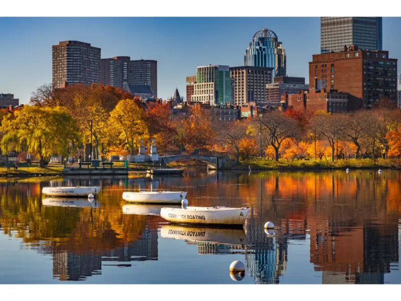 Charles River in Boston Massachusetts
