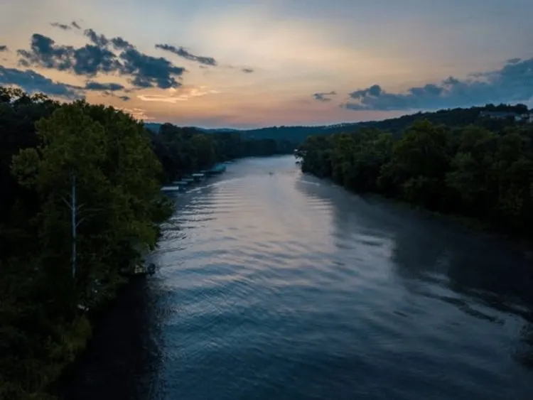 Branson White River and Sunset