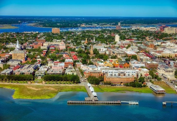 Charleston Aerial View