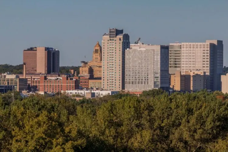 Downtown Rochester, MInnesota on an Early Fall Morning
