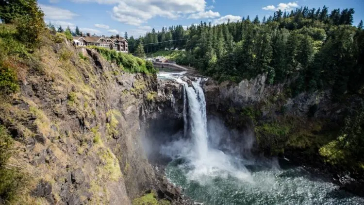 Snoqualmie Falls and Skyline