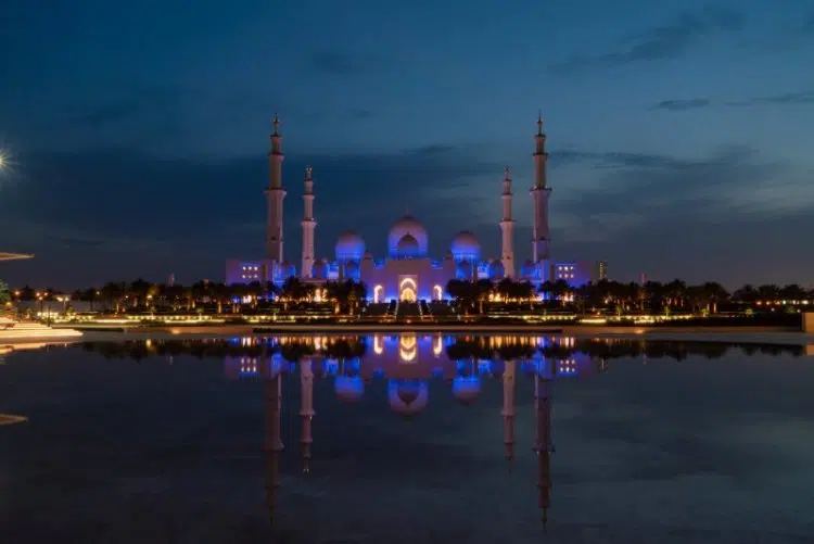 Grand Mosque Night Lights