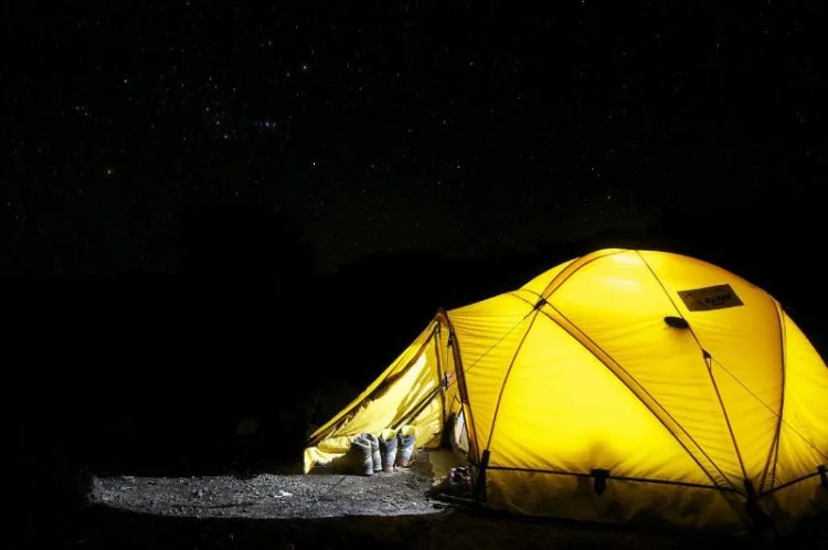 Camping Tent and Stargazing