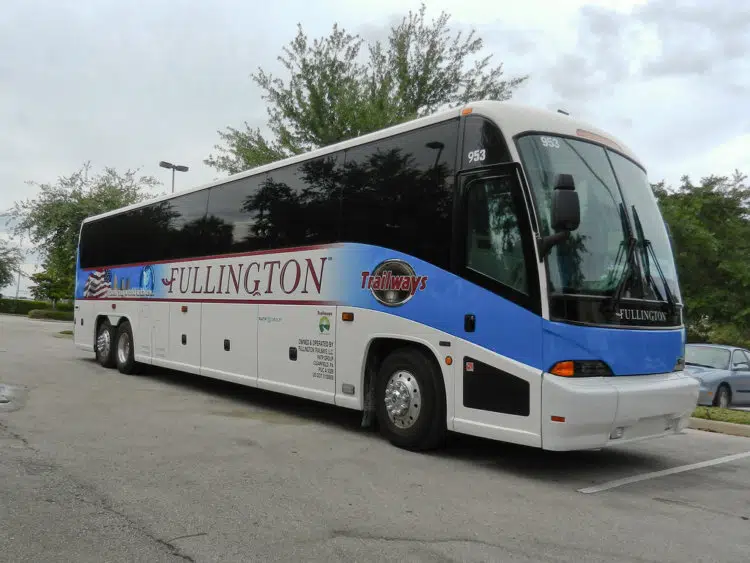 Side View Of Fullington Bus