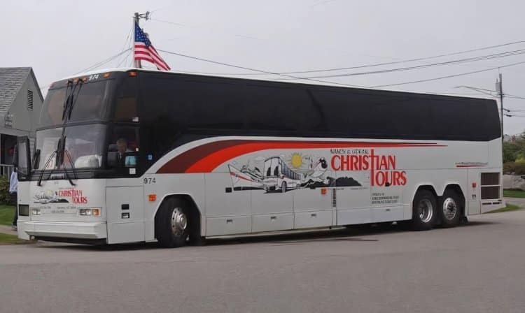 christian tours bus