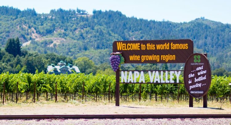Welcome to Napa Valley Sign 