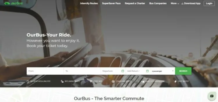 OurBus Website