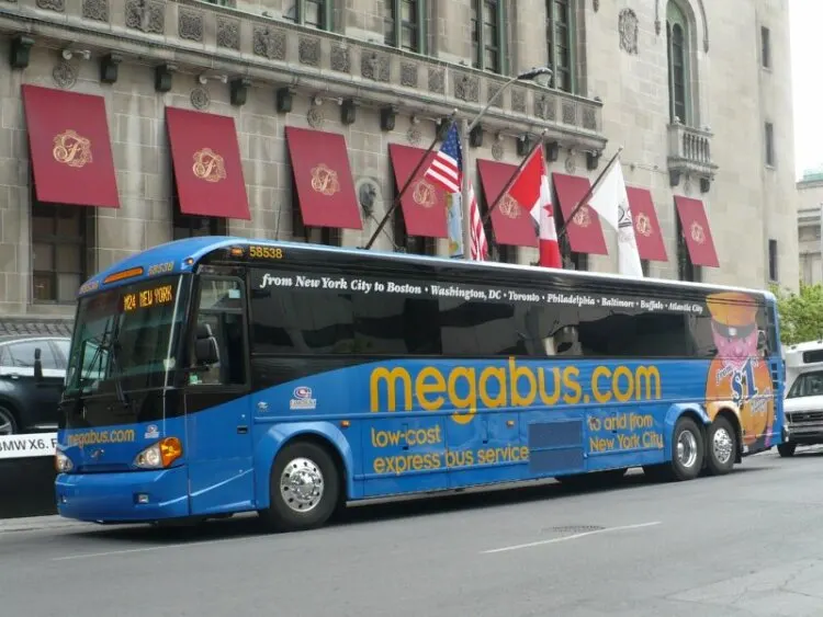 Megabus Waiting for passengers