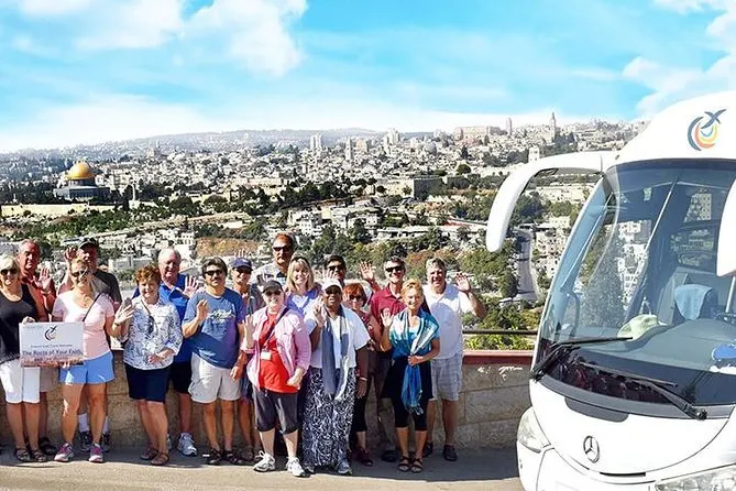 Tourists on a Holy Land Tour