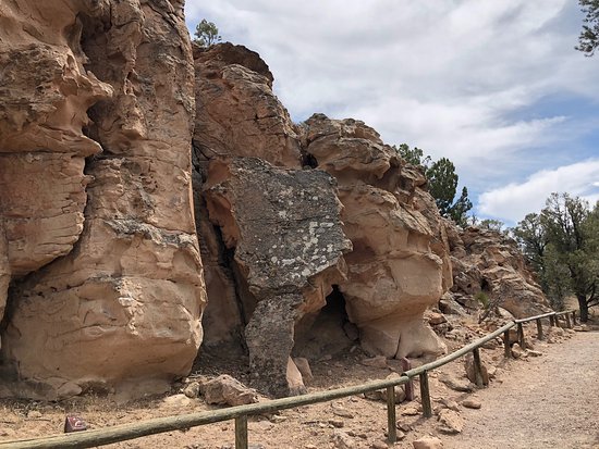spectacular rock formations at Hickison Petroglyphs