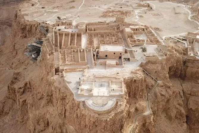 massive ancient ruins and relics at the masada 