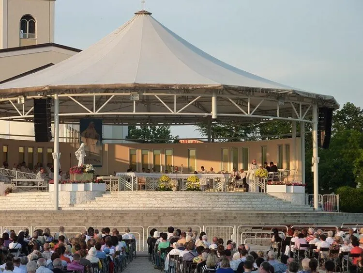 Mass at St. Jacob's Church, Medjugorje