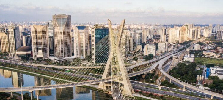 Aerial view of São Paulo
