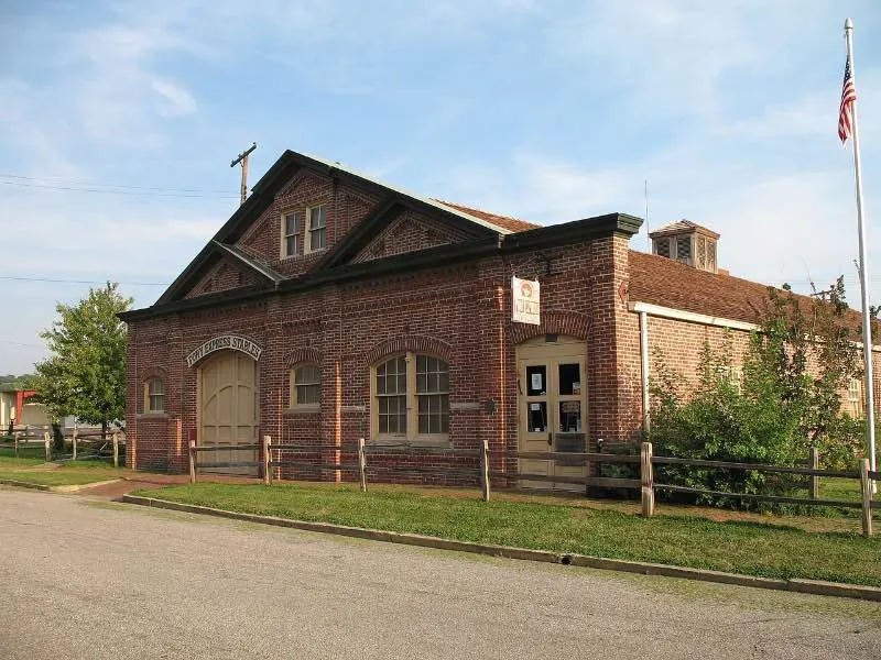 exterior building of the Pony Express stables in St. Joseph, Missouri