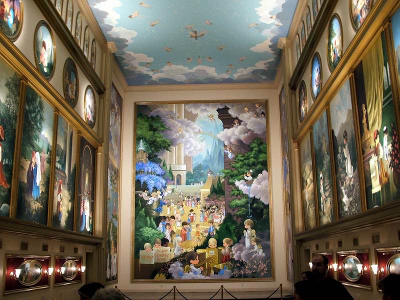 interior of the Precious Moments Chapel