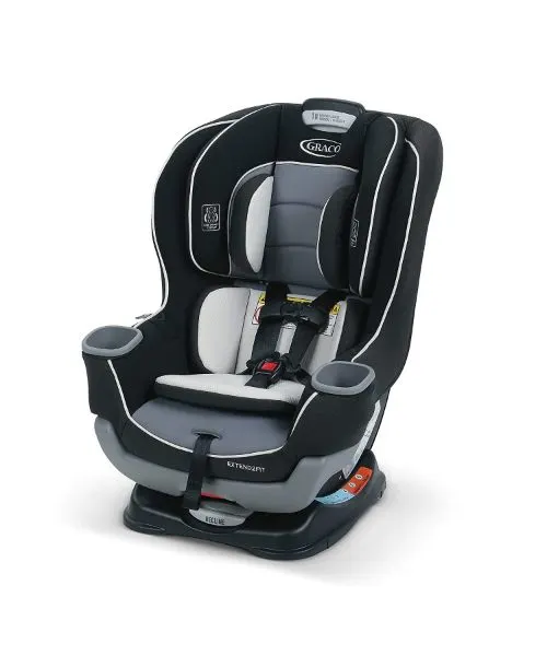 Graco Extend2Fit Convertible Car Seat, 2-in-1 Gotham