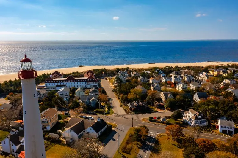 Aerial view of Cape May