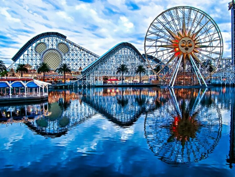 Rides and attractions at Disneyland LA