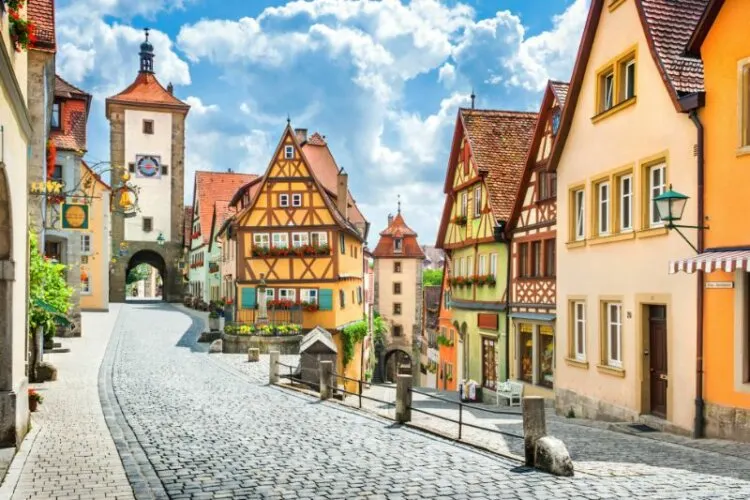 Medieval town of Rothenburg ob der Tauber