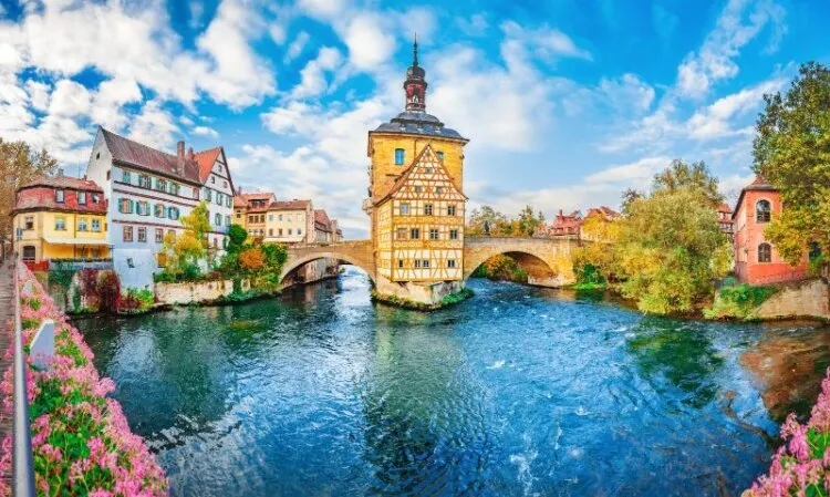 Old town Bamberg in Bavaria, Germany