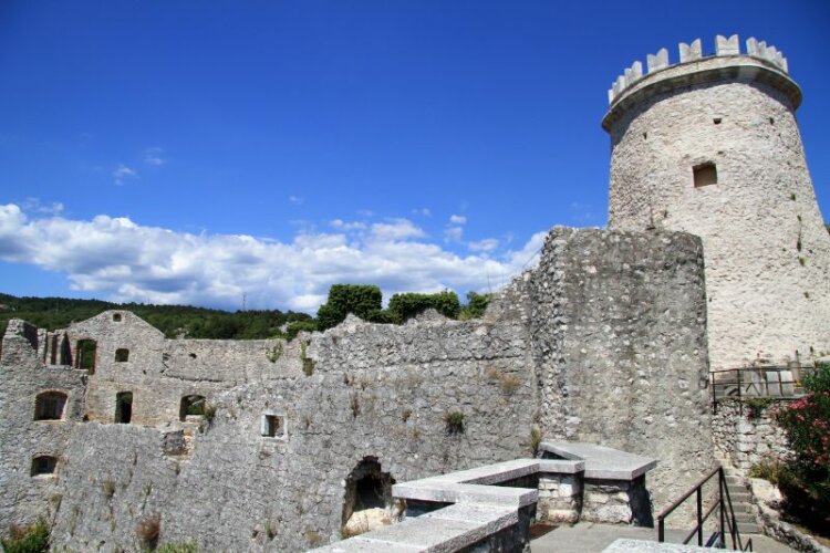 Trsat Castle in Rijeka, Croatia