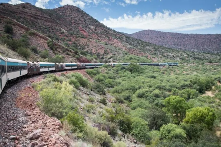 Verde Canyon Railroad train cars