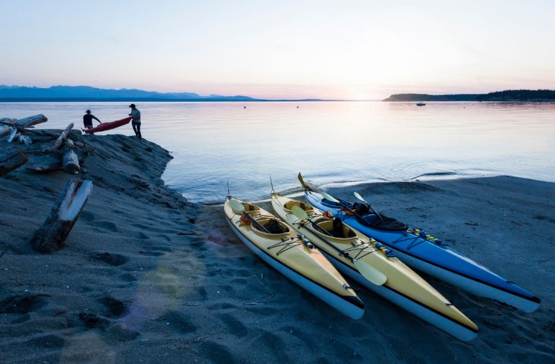 Kayak at Whidbey Island  