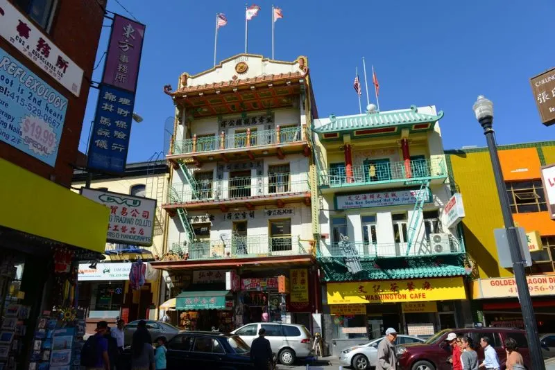 Waverly Place in historic Chinatown in San Francisco