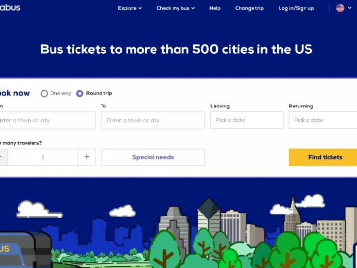 Megabus USA Webpage