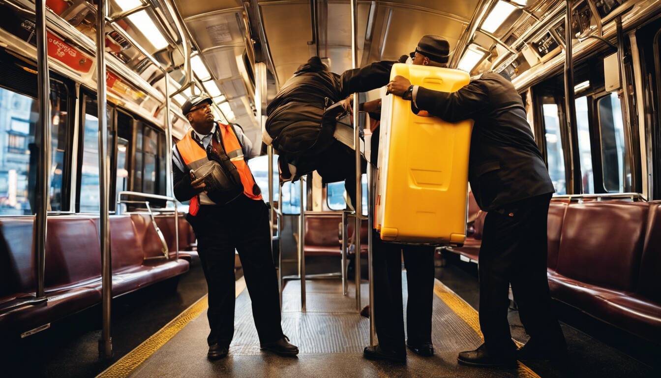 can you bring large items onto cta bus