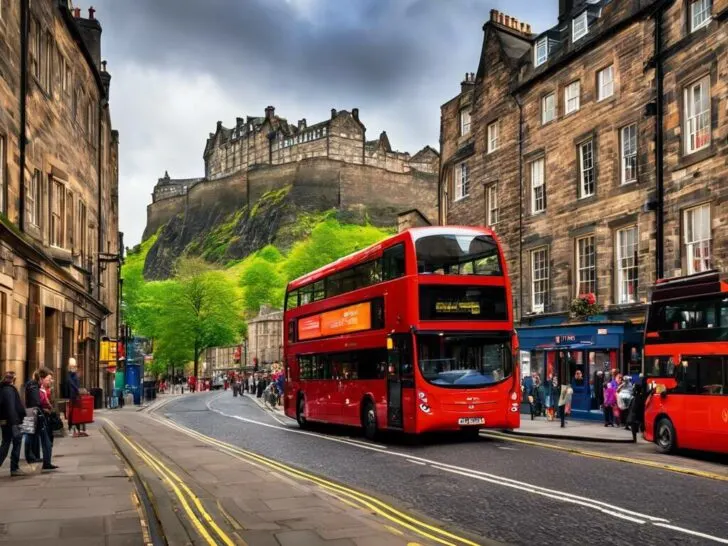 Are there double decker buses in Edinburgh
