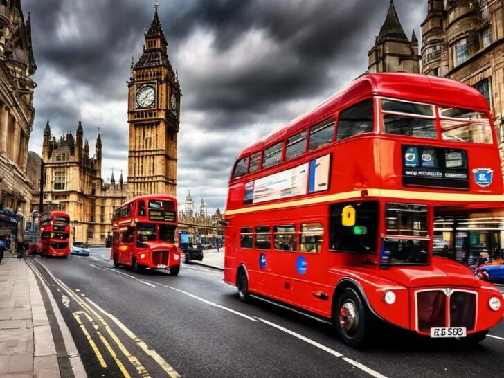Are there double decker buses in London