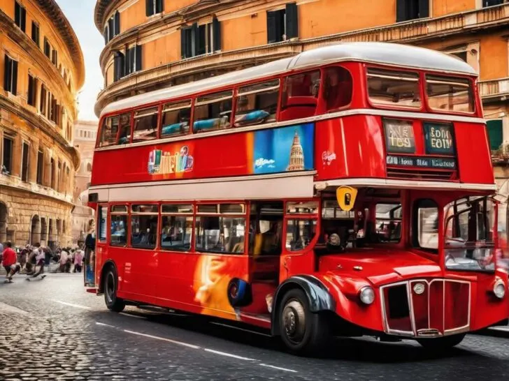 Are there double decker buses in Rome