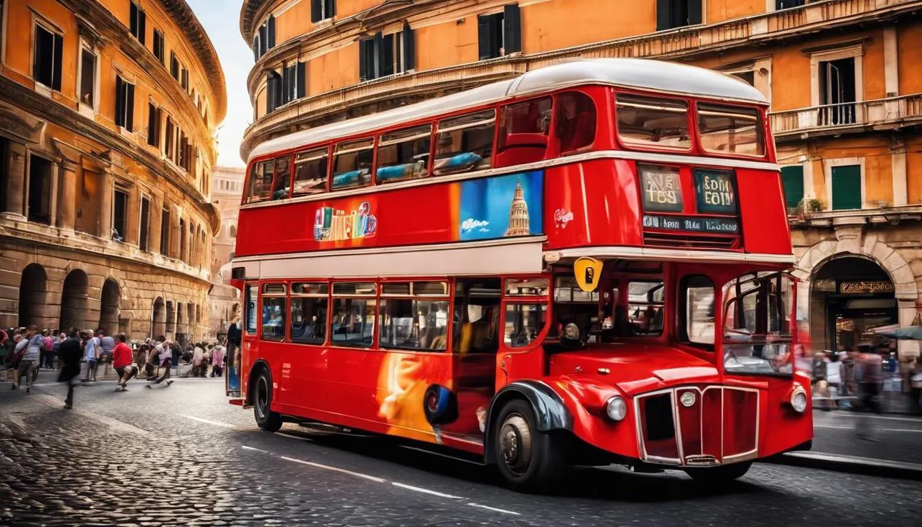 Are there double decker buses in Rome?