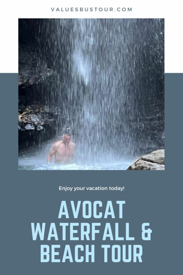 Avocat Waterfall & Beach Tour