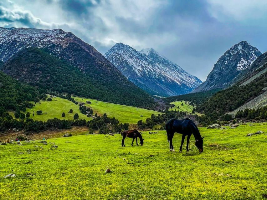 Beautiful view of Kyrgyz Mountains