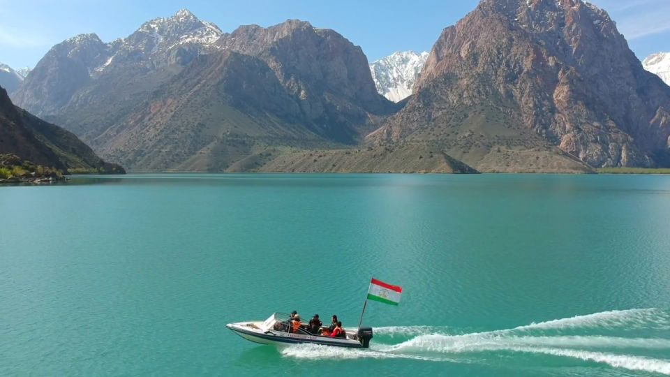 Cruisers at Iskanderkul Lake, One-Day Tour