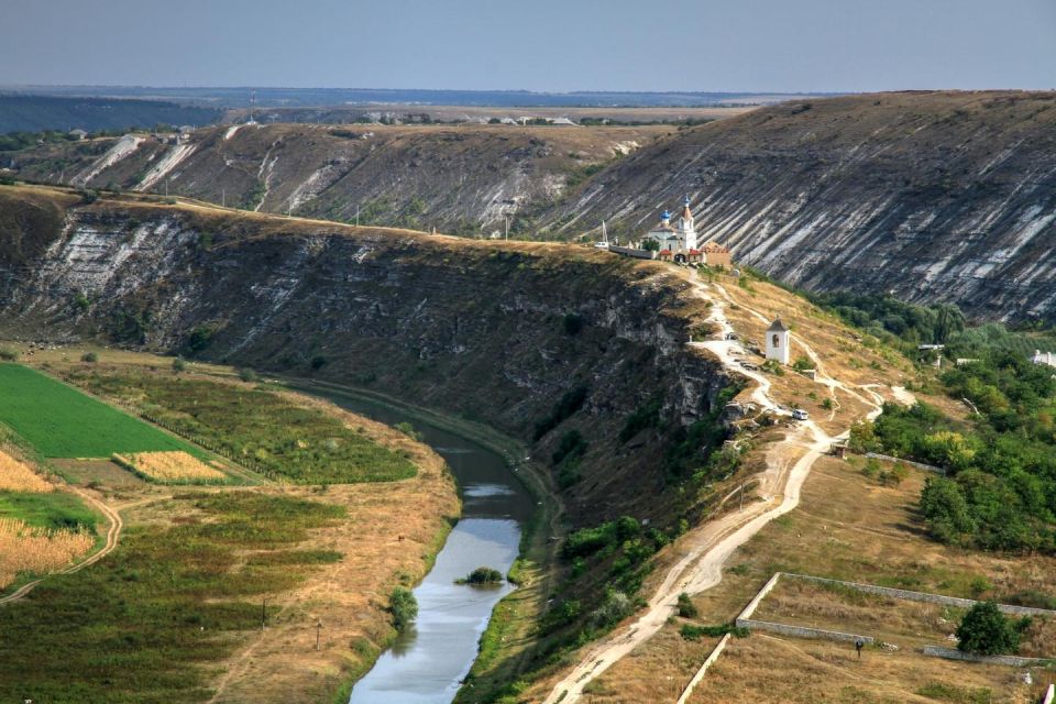 Drone shot of Old Orhei