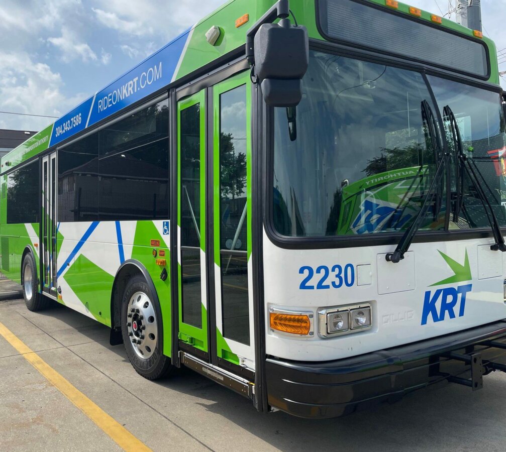 KRT Bus closeup