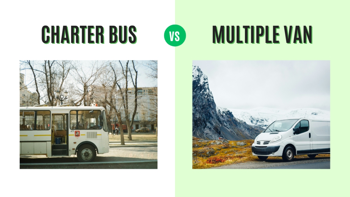 Charter Bus vs Multiple Van Rentals Cost: Full Group Travel Price Breakdown