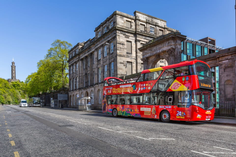 Edinburgh City Sightseeing Hop-On Hop-Off Tour Bus 