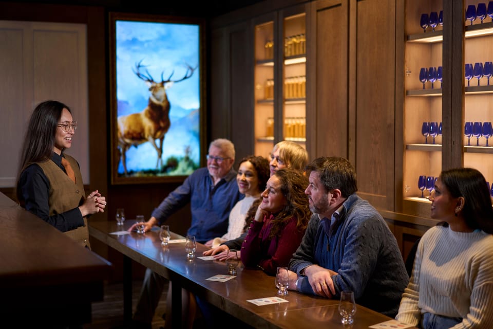 Tourists on  Edinburgh The Scotch Whisky Experience