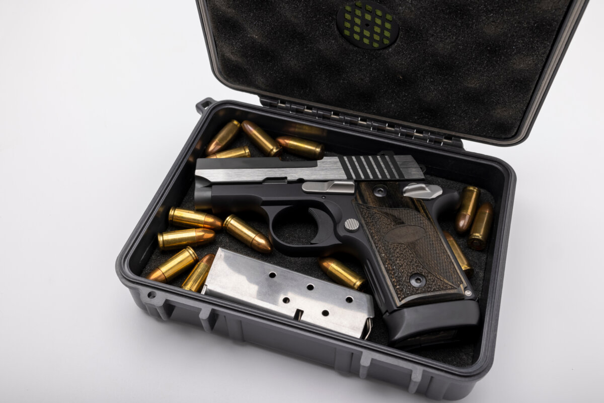 Handgun with ammunition, both banned from Greyhound carry-on and under-bus baggage