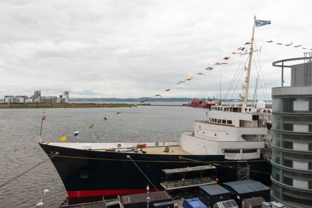 Royal Yacht Britannia in Edinburgh, Scotland